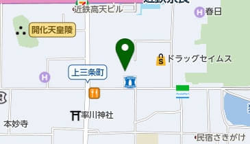 アニメイト奈良の地図画像