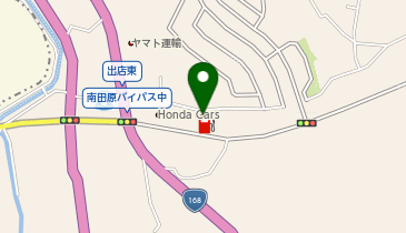 ニコニコレンタカー生駒南田原町店の地図画像