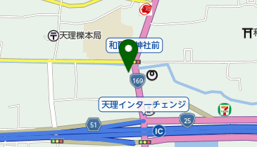 大阪王将天理インター店の地図画像