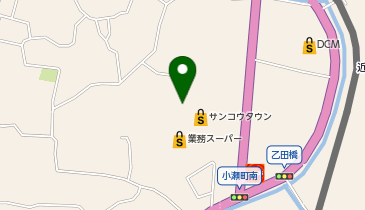 チョコザップ南生駒の地図画像