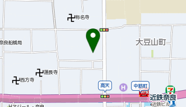 奈良レンタサイクルの地図画像