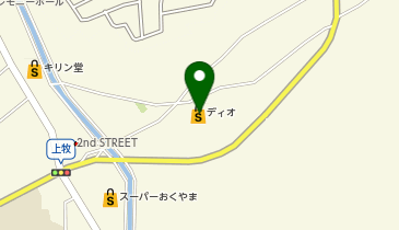 ディオ上牧店の地図画像