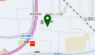 Fレンタカー奈良店の地図画像