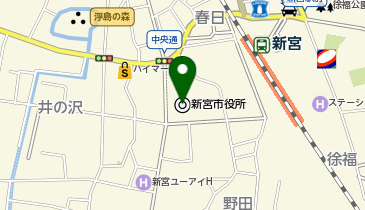 新宮市役所の地図画像