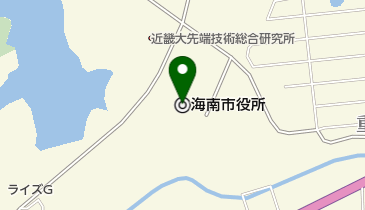 海南市役所の地図画像