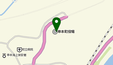 串本町役場の地図画像