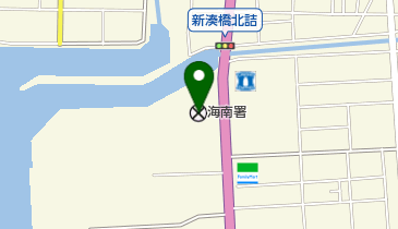 海南警察署の地図画像