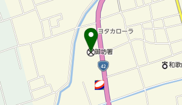 御坊警察署の地図画像