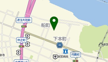 丹鶴ホールの地図画像