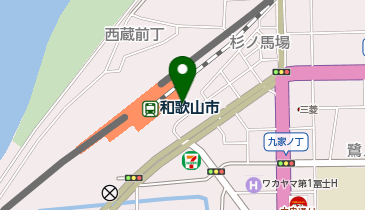 和歌山市民図書館の地図画像