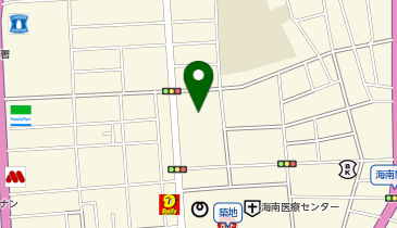 海南市海南図書館の地図画像