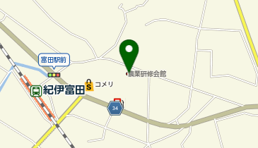 白浜町立図書館富田分室の地図画像