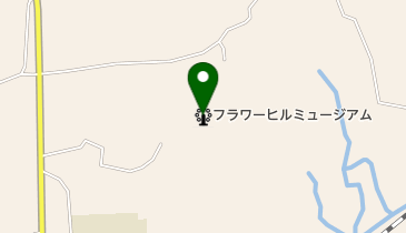 フラワーヒルミュージアムの地図画像