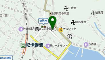 紀陽銀行勝浦支店の地図画像