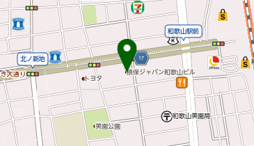 みずほ銀行和歌山支店の地図画像