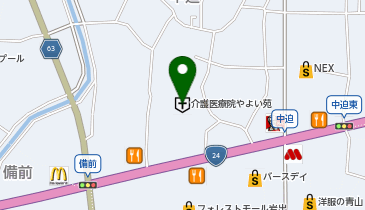 医療法人彌栄会介護医療院やよい苑の地図画像