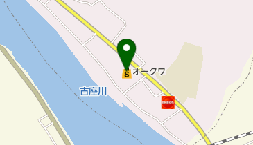 オークワ古座川店の地図画像
