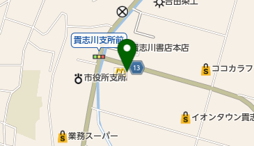 オークワ貴志川店の地図画像