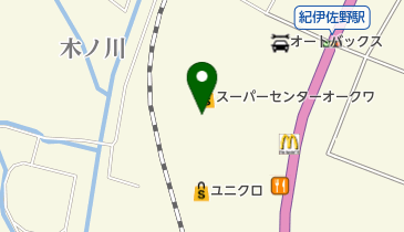 スーパーセンターオークワ南紀店の地図画像