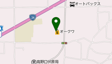 オークワ高野口店の地図画像