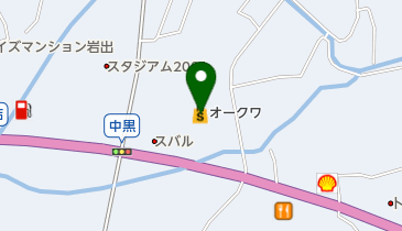 オークワ岩出西店の地図画像