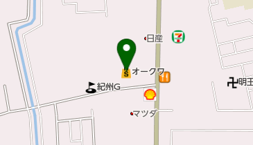 オークワ大浦街道店の地図画像