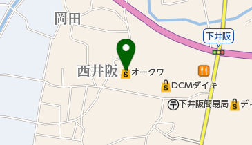 オークワオーストリート紀の川井阪店の地図画像