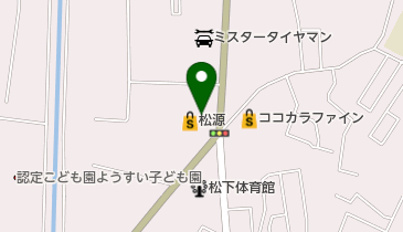 松源西浜店の地図画像