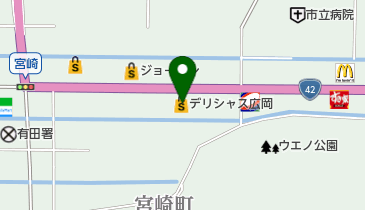 デリシャス広岡有田店の地図画像