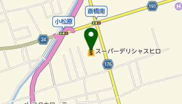 スーパーデリシャスヒロ御坊店の地図画像