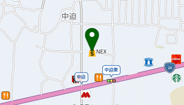 NEX岩出中迫店の地図画像