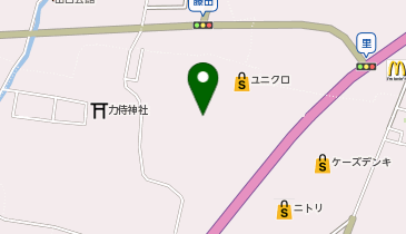 万代紀伊川辺店の地図画像