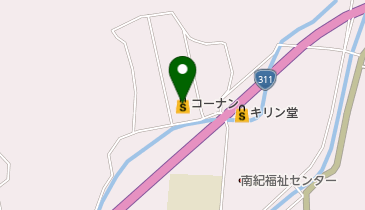 コーナンホームストック上富田店の地図画像