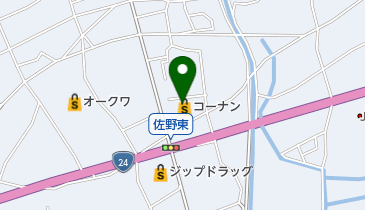 コーナンホームストックかつらぎ店の地図画像