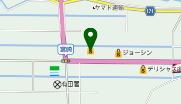 エバグリーン有田店の地図画像