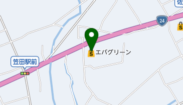 エバグリーンかつらぎ店の地図画像