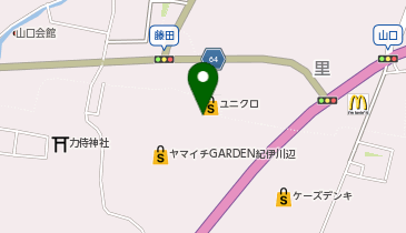 ココカラファイン紀伊川辺店の地図画像