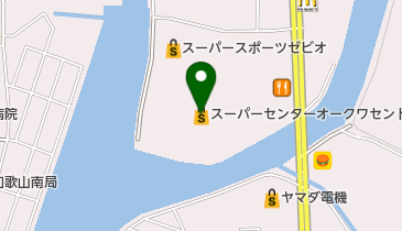 スーパーセンターオークワセントラルシティ和歌山の地図画像
