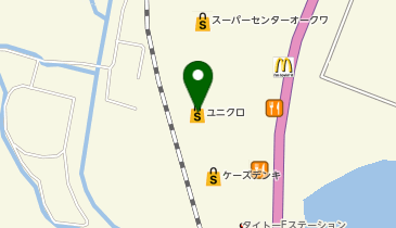 ユニクロ新宮店の地図画像