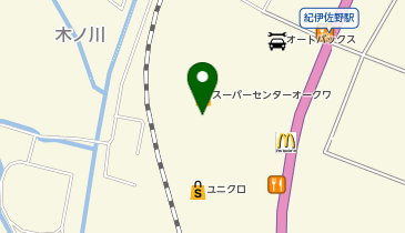 ハニーズ南紀店の地図画像