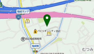 ハニーズ紀伊田辺店の地図画像