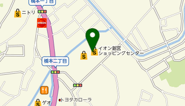 ハニーズ新宮イオン店の地図画像