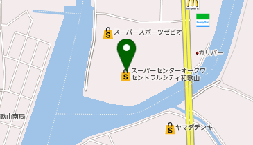 ハニーズ和歌山セントラルシティ店の地図画像