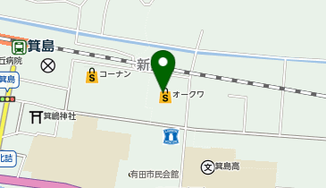 ハニーズ箕島店の地図画像
