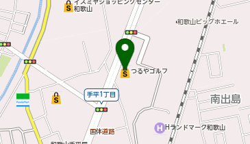 つるやゴルフ和歌山店の地図画像