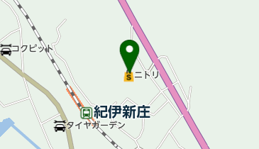 ニトリ田辺バイパス店の地図画像