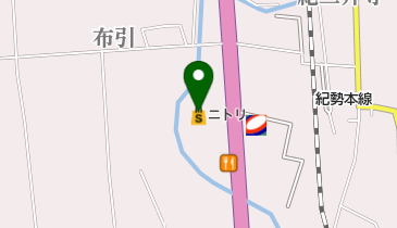 ニトリ紀三井寺店の地図画像