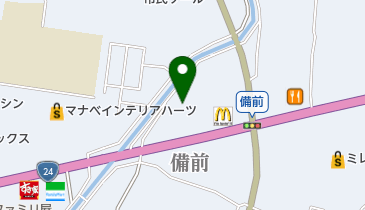 アラオ岩出店の地図画像