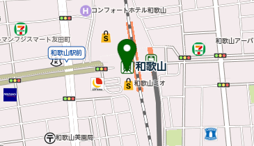 くまざわ書店和歌山ミオ店の地図画像