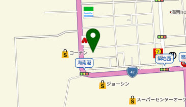 ダイソー和歌山海南店の地図画像